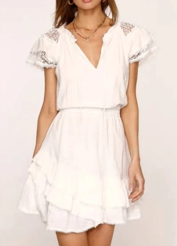 Limited Availability casual evening dressPalermo Dress in Eggshell