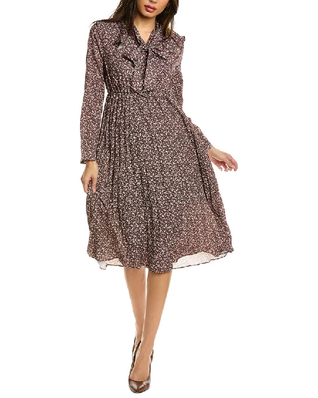 Super Savings chic slip dressAvantlook Bow Tied Collar Midi Dress