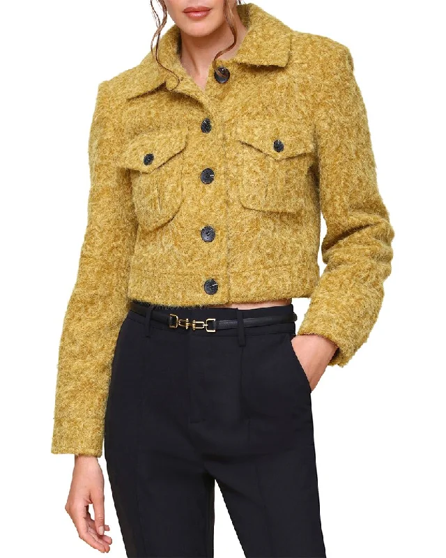 Bargain Prices wool-blend coatAvec Les Filles Cropped Trucker Jacket