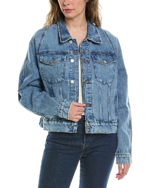 Savings Spectacular everyday winter coatHudson Jeans Raglan Denim Jacket