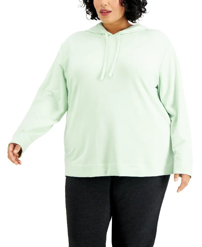 Don't Wait graphic hoodie with printurban sports sweatshirtKaren Scott Plus Size French Terry Hoodie