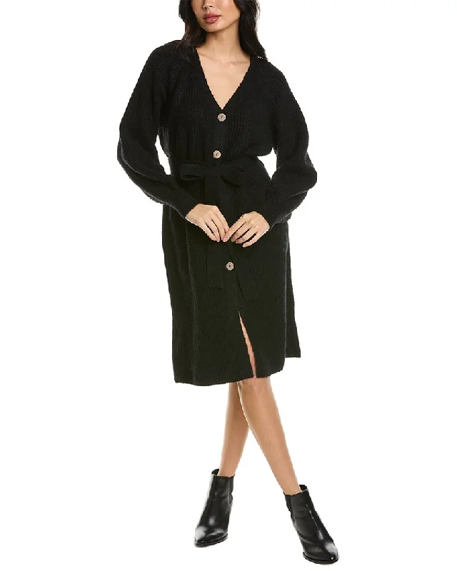 Limited Time flowy dressANNA KAY Button Up Wool-Blend Sweaterdress
