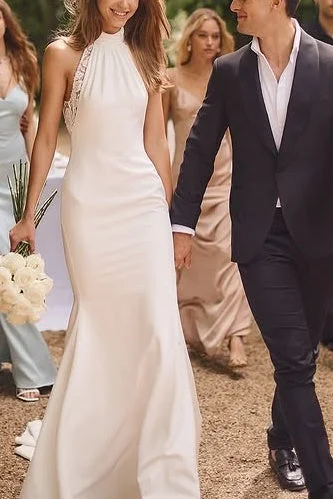 Big Discounts summer floral dressRound Sleeveless Open Back Mermaid Satin Wedding Dress Big Discounts summer floral dressRound Sleeveless Open Back Mermaid Satin Wedding Dress