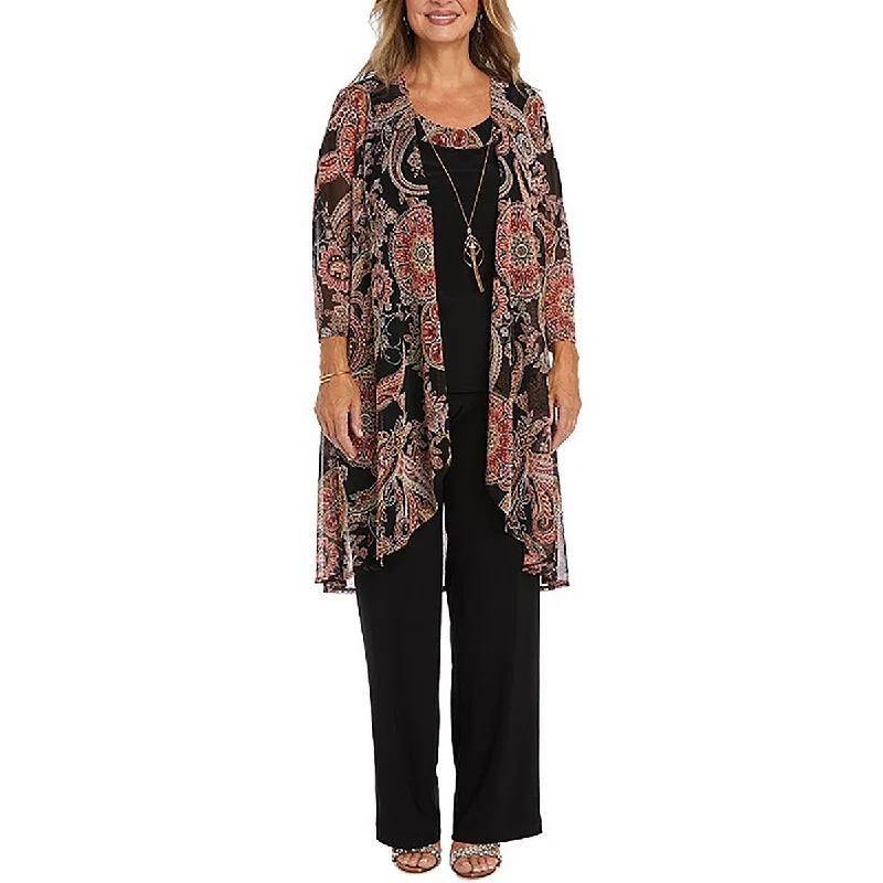 Special Price versatile coatWomens 3PC Pants Open-Front Blazer