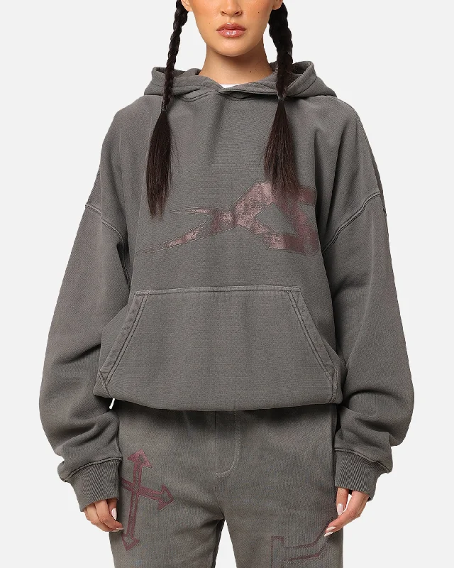Markdown Madness fashion hoodieSaint Morta SSIX Vintage Hoodie Washed Charcoal