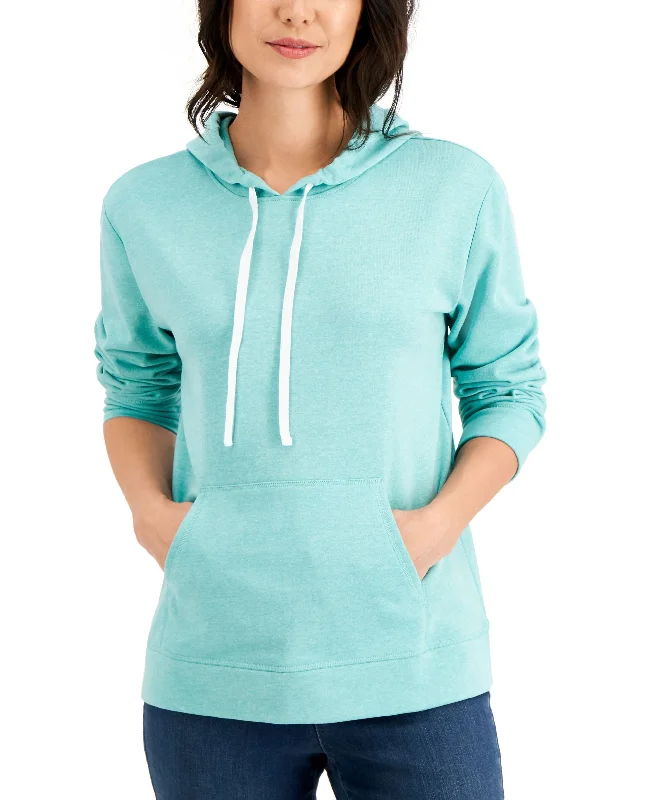 Great Deals performance hooded sweatshirtfitted workout hoodieKaren Scott French Terry Hoodie
