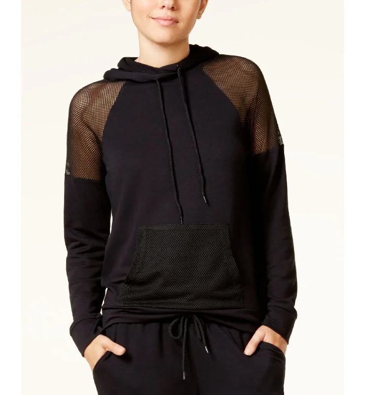 Price Break minimalist hoodiefitness lifestyle hoodieMaterial Girl Active Juniors Mesh Inset Hoodie