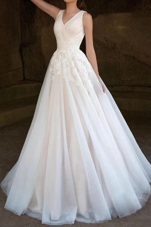Daily Specials draped dressChic Tulle A-Line V-Neck Open Back Empire Appliques Wedding Dress Daily Specials draped dressChic Tulle A-Line V-Neck Open Back Empire Appliques Wedding Dress