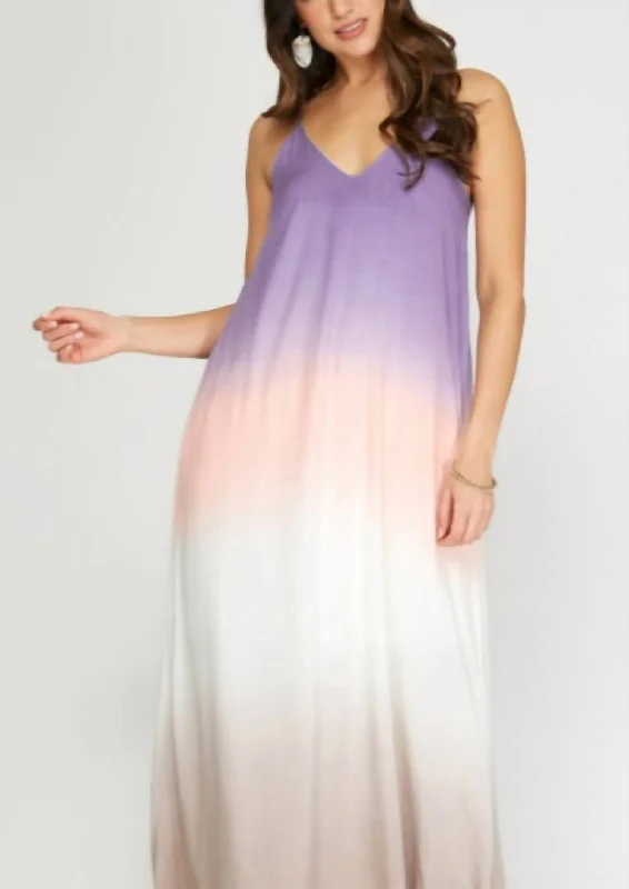 Holiday Sale velvet dressOmbre Maxi Dress in Ombre