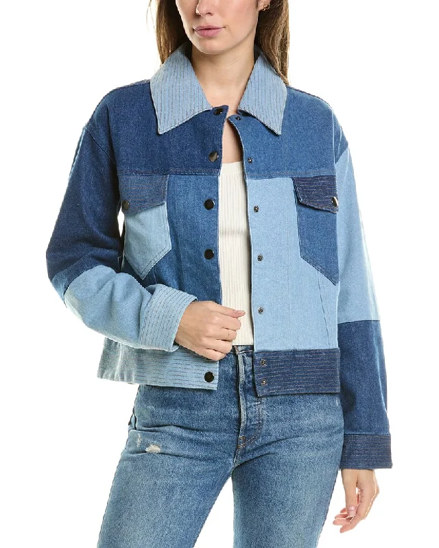 Overstock elegant coatElectric Rose Decklyn Patchwork Jacket