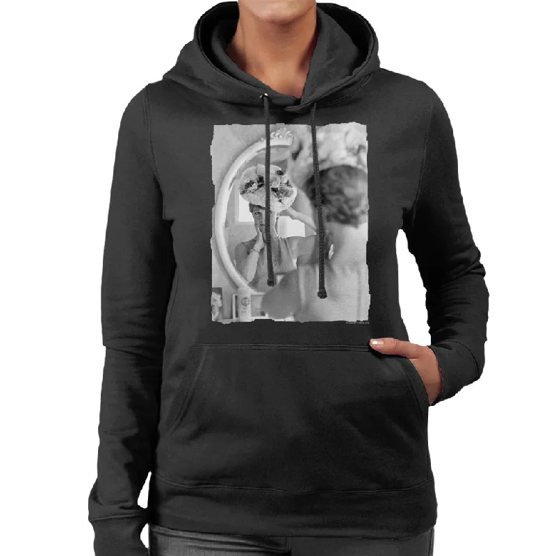 Discount Deals cool graphic hoodieTV Times Julie Andrews Floral Hat Women's Hooded Sweatshirt