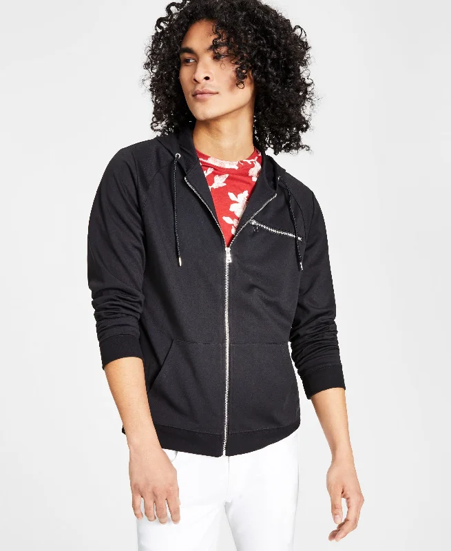 Quick Sale classic hoodievibrant athletic hoodieINC International Concepts Mens Front Zip Hoodie