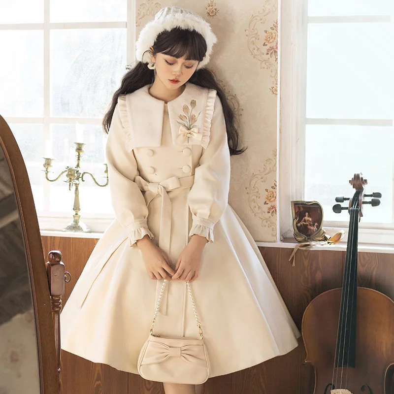 Huge Savings vintage dressLetters from Unknown Star~Tulip Coat~Winter Elegant Lolita Dress Overcoat