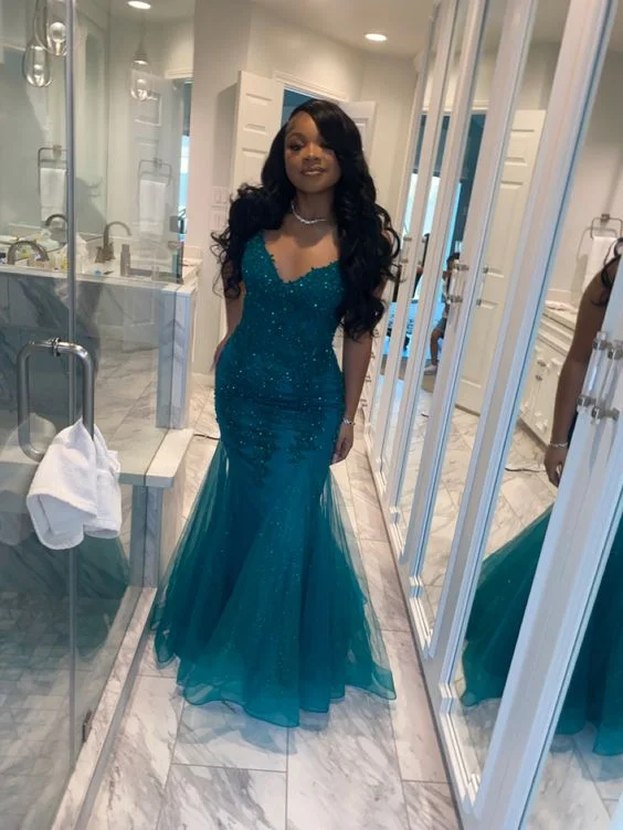 Sale Event printed dressGlamorous Mermaid Corset Prom Dress,Winter Dance Dress Y4325