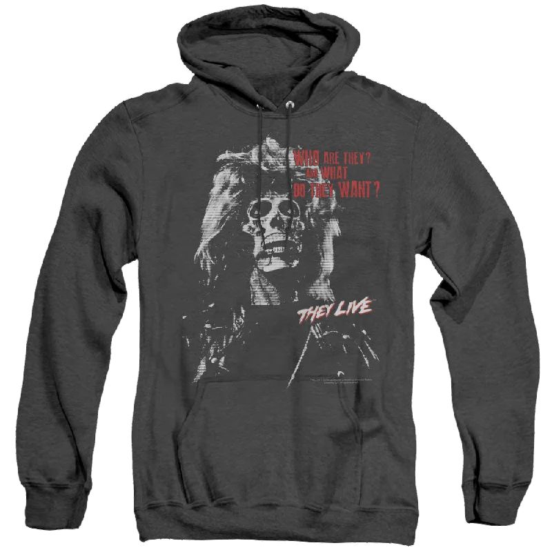 Online Exclusive relaxed fit hoodieThey Live They Want - Heather Pullover Hoodie