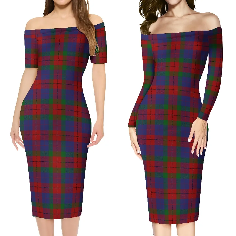 Deal of the Week Skene of Cromar Tartan Off Shoulder Lady Dress