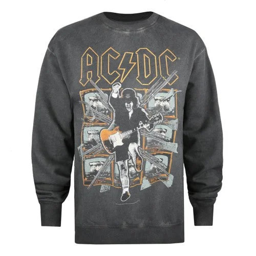 Online Specials cool street hoodieslim fit workout hoodieAC/DC Womens/Ladies Blow Up Your Video Washed Sweatshirt