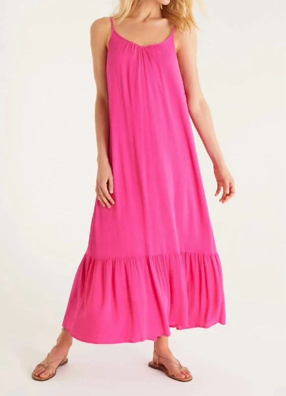 Price Reduction structured dressRocco Maxi Dress in Party Pink