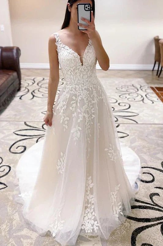 Last Chance elegant maxi dressSweetheart Spaghetti Straps A-Line Appliques Wedding Dress Last Chance elegant maxi dressSweetheart Spaghetti Straps A-Line Appliques Wedding Dress