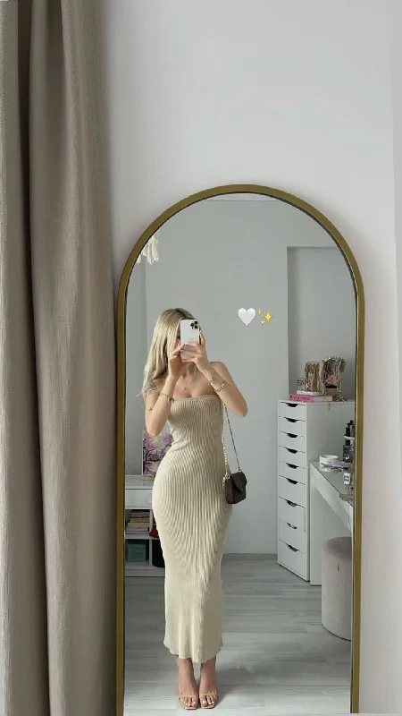 Limited Quantity minimalistic dressSexy Bodycon Dress,Wedding Guest Dress Y4095