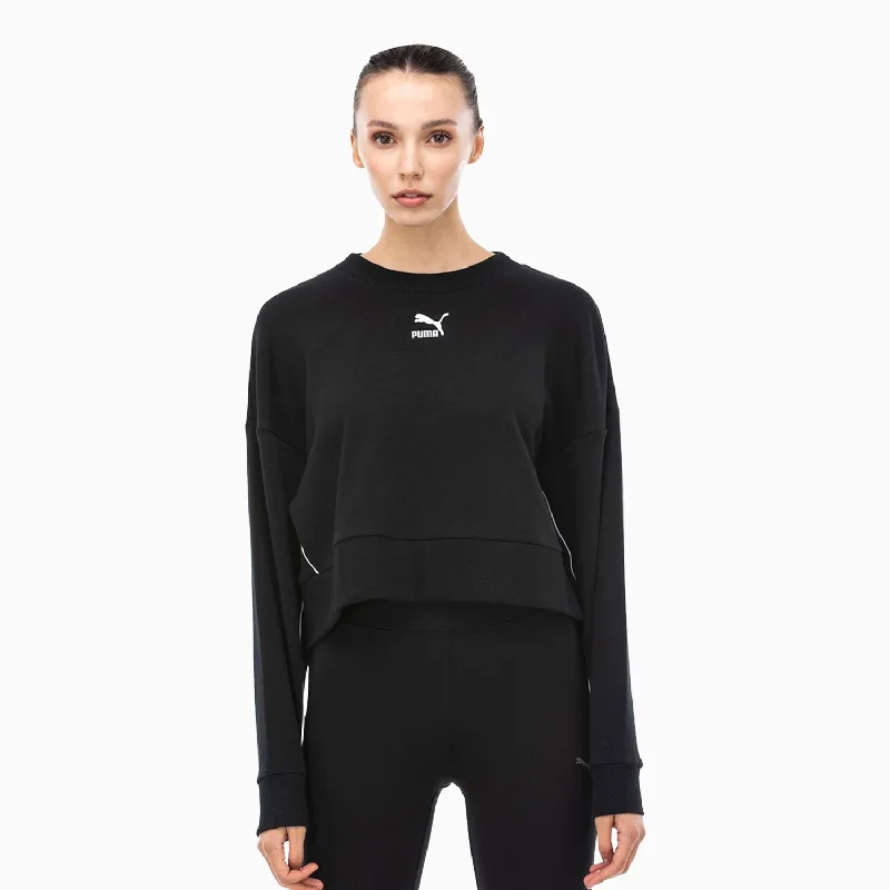 Limited Availability sports hoodierelaxed fit sports hoodieWomen's Classics Cropped Crew Sweatshirt