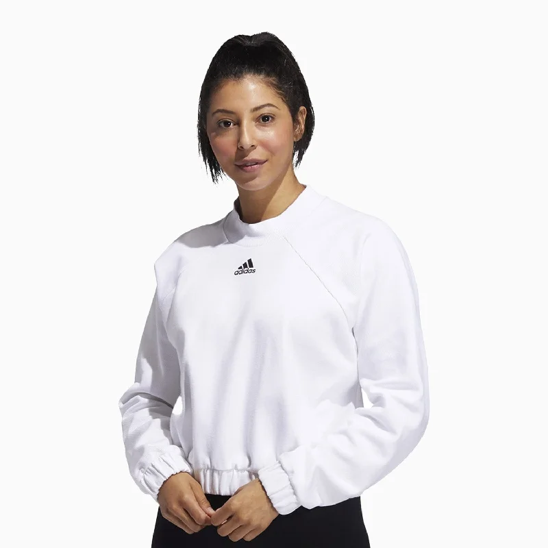 Buy Now premium hoodiecomfortable athletic sweatshirtWomen's Ribbed Crewneck Sweatshirt