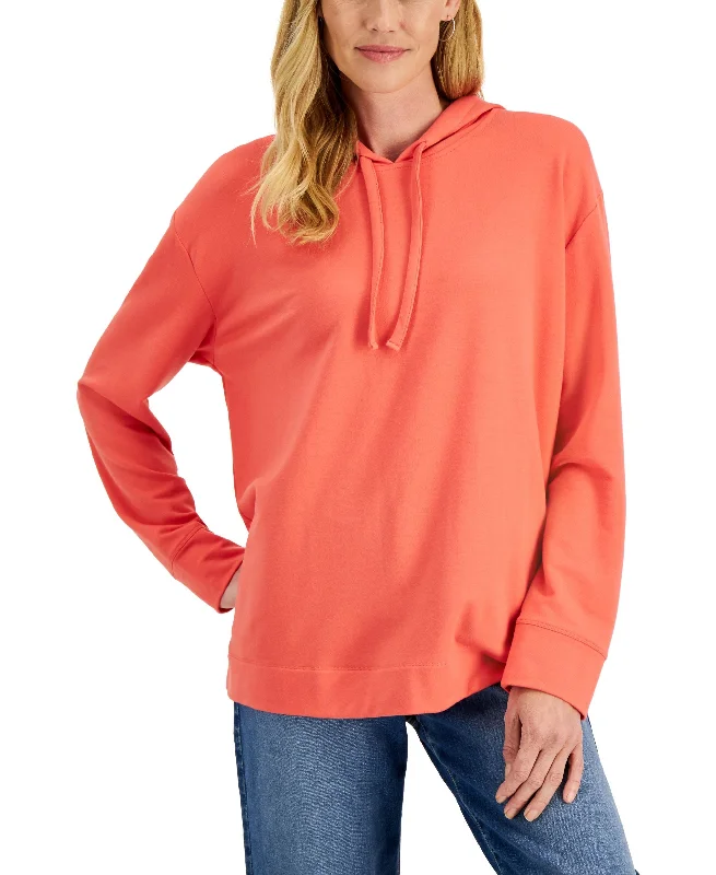 Value Deals casual fit hoodiestylish training hoodieKaren Scott Drapey Fit Hoodie