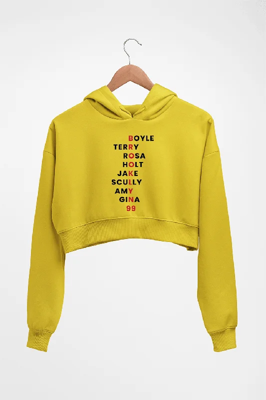 Doorbuster Deal chic workout hoodieBrooklyn Nine-Nine Crop HOODIE FOR WOMEN