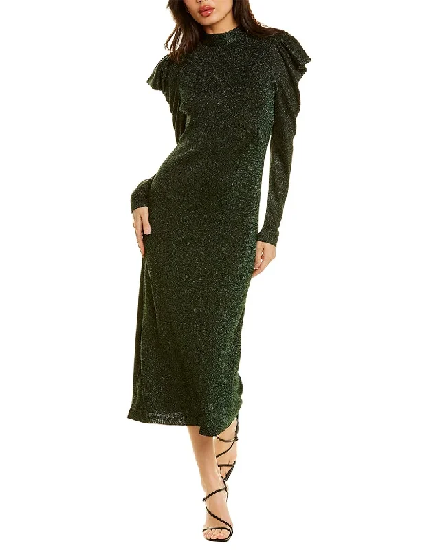 Act Now draped dressTemperley London Kenny Metallic Gown