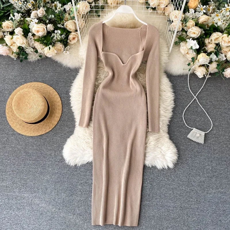 Fantastic Offers lightweight outerwearCroysier Dresses For Women 2021 Sexy Strapless Ribbed Knitted Bodycon Dress Women Winter Long Sleeve Midi Sweater Dress Clothes Fantastic Offers lightweight outerwearCroysier Dresses For Women 2021 Sexy Strapless Ribbed Knitted Bodycon Dress Women Winter Long Sleeve Midi Sweater Dress Clothes