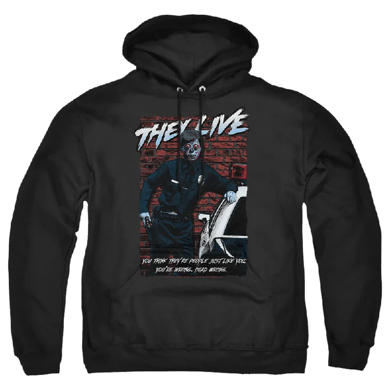 Price Slash trendy hooded sweatshirtThey Live Dead Wrong - Pullover Hoodie