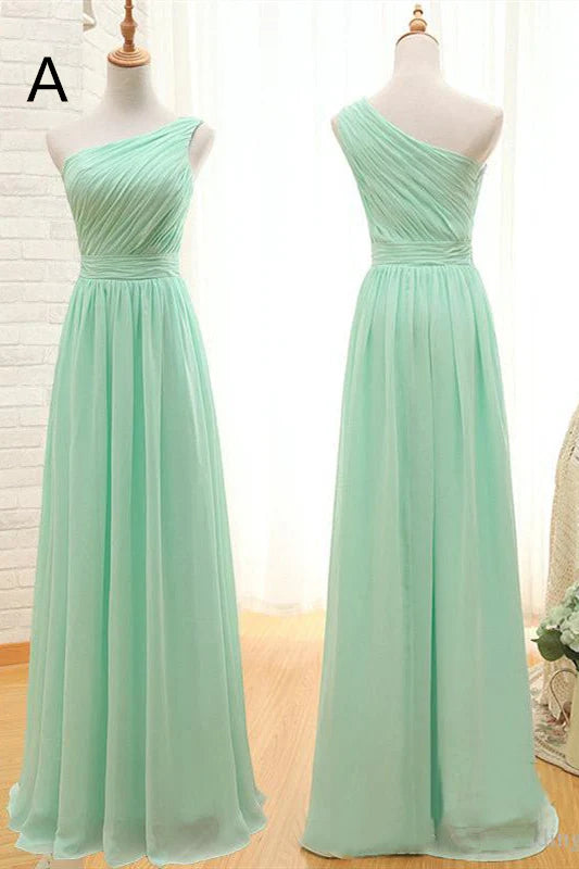 Overstock boho-chic dressChiffon A-Line Empire Sleeveless Long Bridesmaid Dress