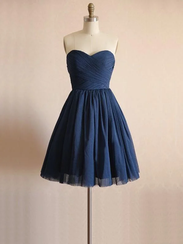 Deal Alert Cheap Homecoming Dresses Aline Sweetheart Chiffon Short Prom Dress Simple Party Dress JK806