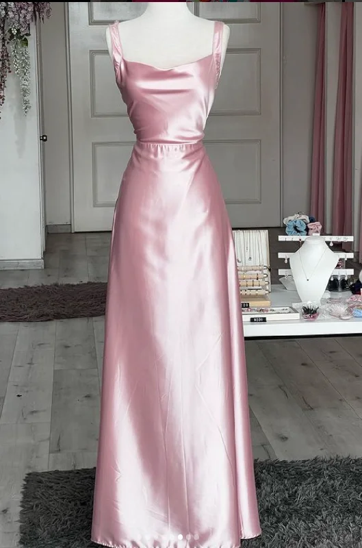 Deal of the Day office dressClassy Light Pink Sheath Long Prom Dress,Light Pink Formal Gown  Y4504