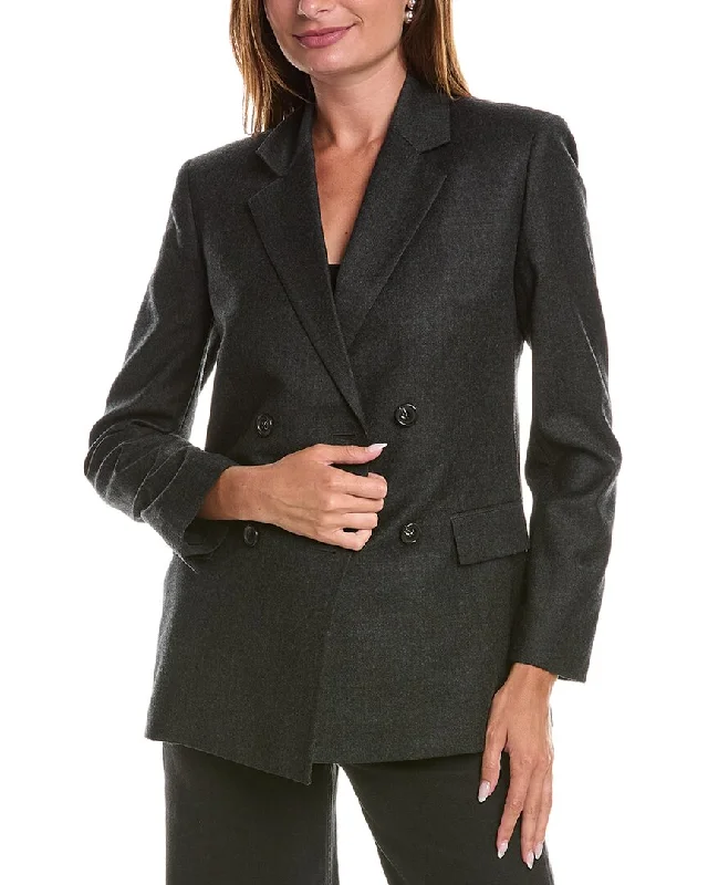 Limited Quantity tailored blazer coatTheory Slim Wool Jacket