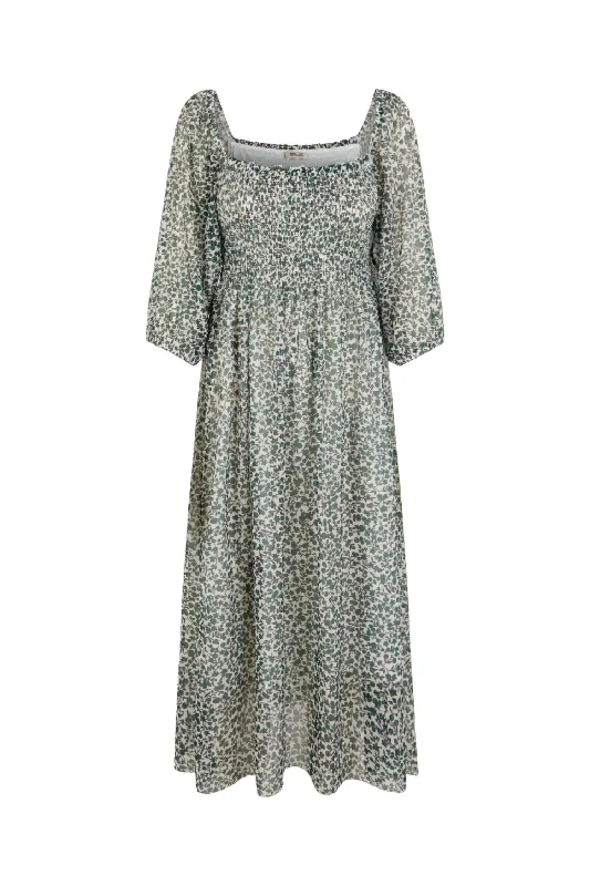 Deal Alert casual evening dressJuditta Dress in Ink Petite Fleur Green