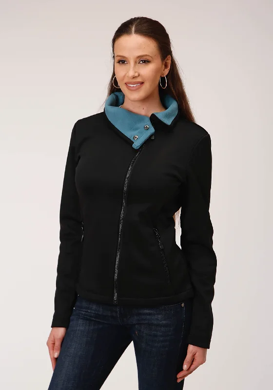 Low Prices casual sports coatWOMENS INTERLOCK BONDED FLEECE TECH JACKET