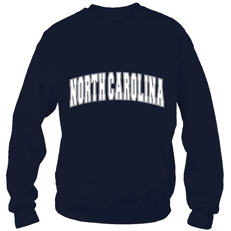Instant Discount relaxed fit hooded sweatshirtbold fitness hoodieNorth Carolina Bar Arch Crewneck Sweatshirt