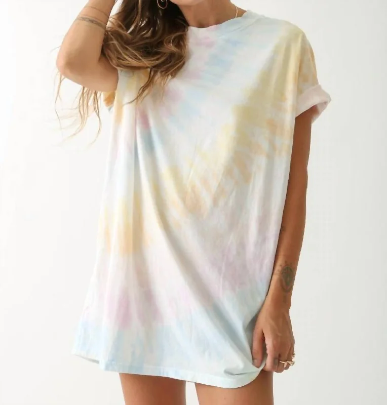 Value Deals velvet dressBillie Tee Dress in Luna/Blush/Lemon