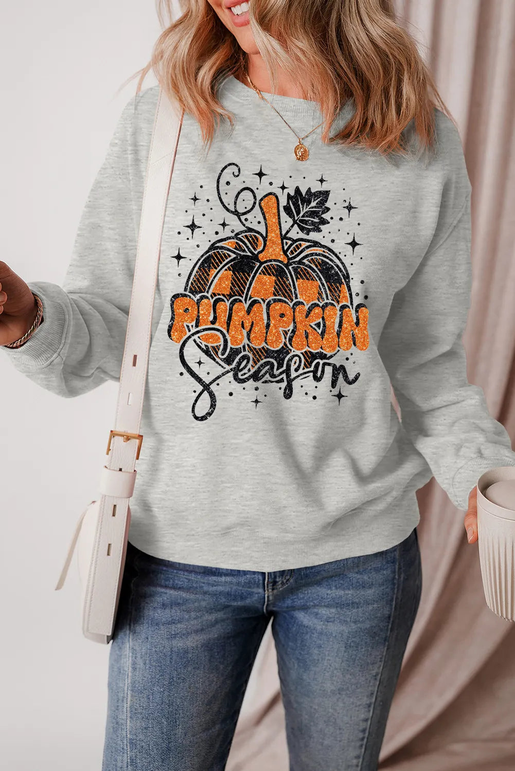 Savings Event zip-up hoodie for gymgym ready hoodiePumpkin Season Women's Graphic Long Sleeve Sweatshirt