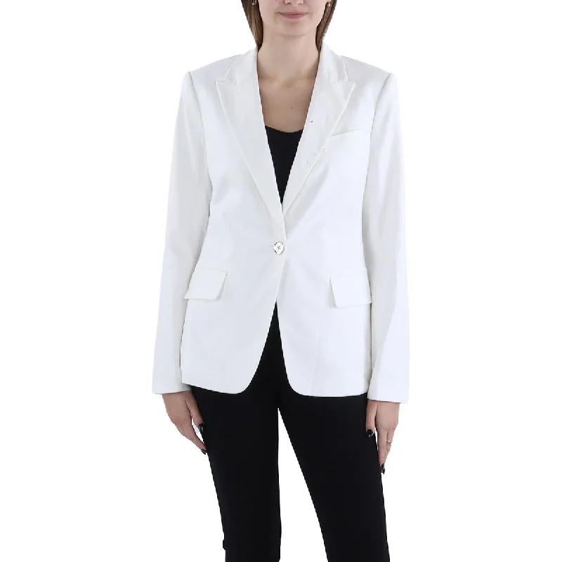 Clearance Items minimalist jacketWomens Linen Blend Suit Separate One-Button Blazer