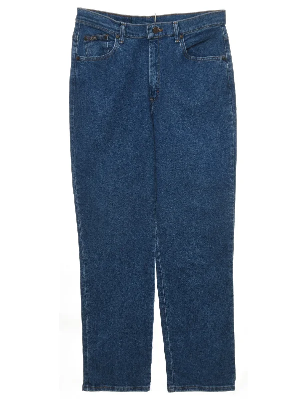 Online Specials sleek jacketDark Wash Tapered Lee Jeans - W31 L30
