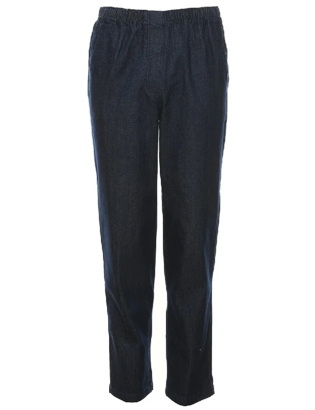 Year-End Sale stylish peacoatDark Wash Denim Trousers - W30 L30
