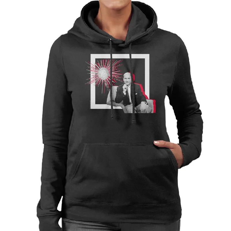 Price Drop Alert zip-up hooded sweatshirtTV Times Donald Pleaseance Retro Frame Women's Hooded Sweatshirt