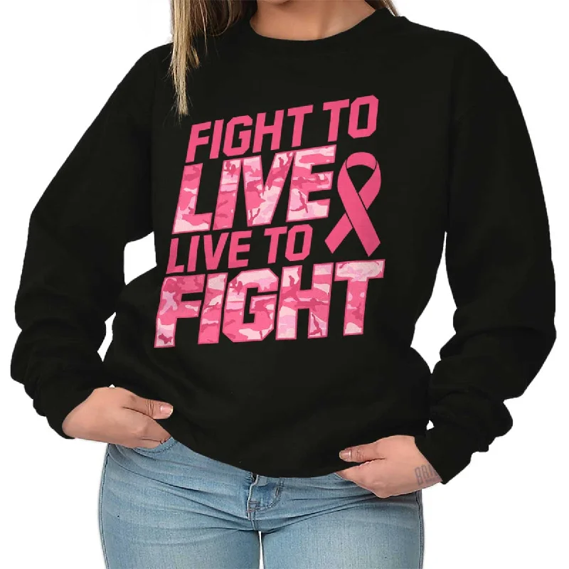 Buy Now simple hoodiecasual workout hoodieBreast Cancer Awareness Crewneck Sweatshirt