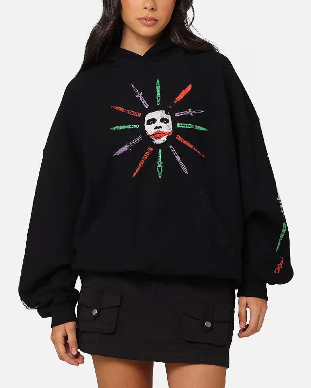 Limited Time breathable hoodieAmerican Thrift X DC Batman The Joker Scars Premium Hoodie Black
