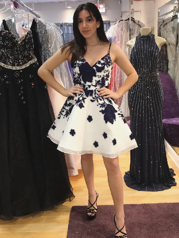 Great Bargains Cute Homecoming Dresses Organza Open Back Short Prom Dress Sexy Party Dress JK822