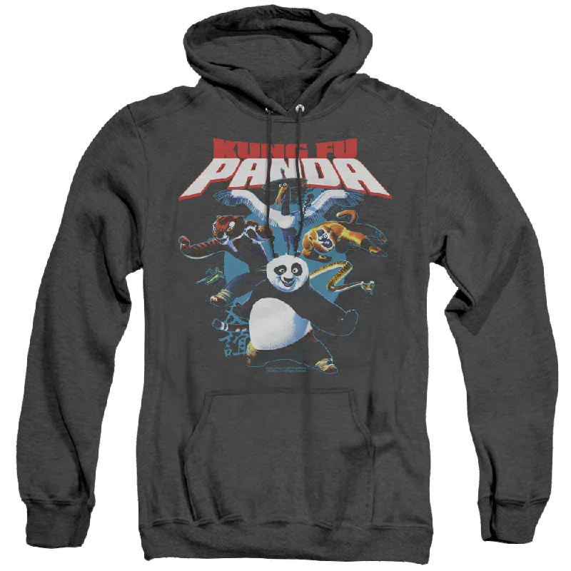 Hurry In cool street hoodieKung-Fu Panda Kung Fu Group - Heather Pullover Hoodie