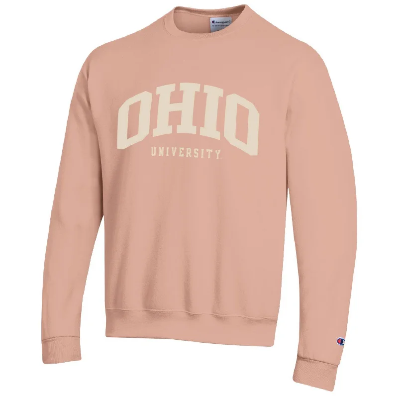 Clearance Sale breathable hoodieminimalist gym sweatshirtOhio Bobcats Champion Arch Logo Crew