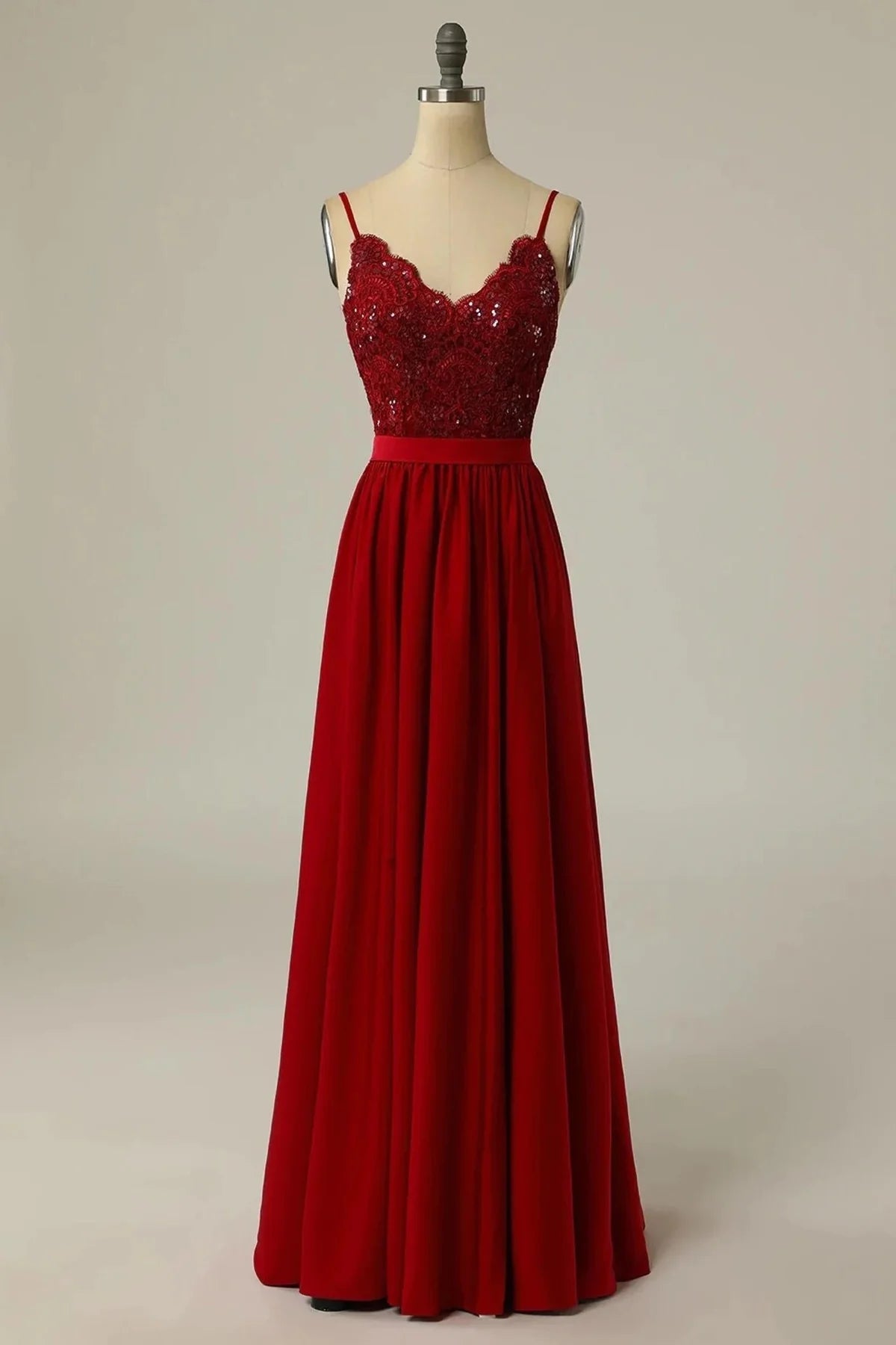Price Reduction winter dressSexy A-Line V-Neck Lace Appliques Sleeves Bridesmaid Dress